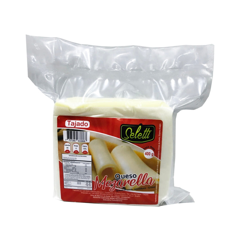 Mozarellla Queso Tajado 400 gr